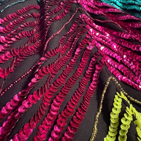 Nasty Gal Black Blazer Jacket with Sequins - Picture 7 of 7